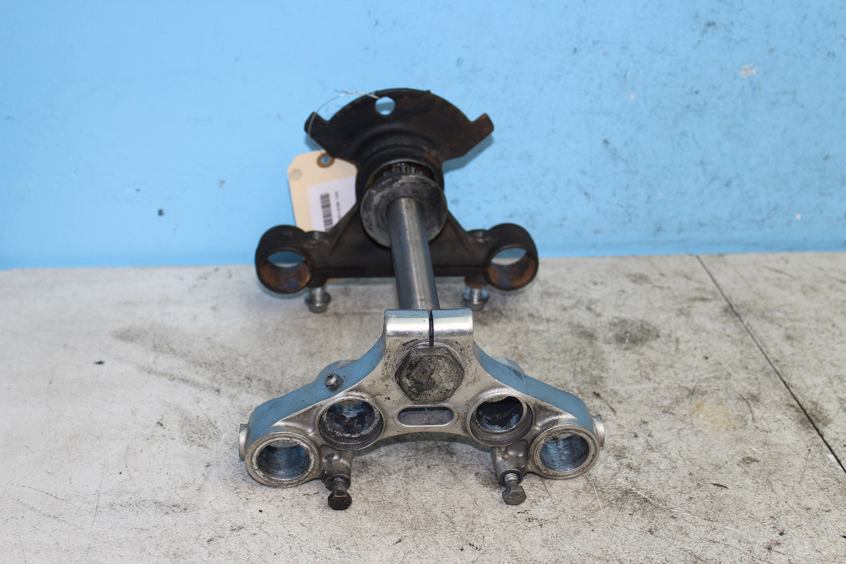 86-87 Harley Sportster Triple Tree Upper Lower Steering Stem Fork Clamp