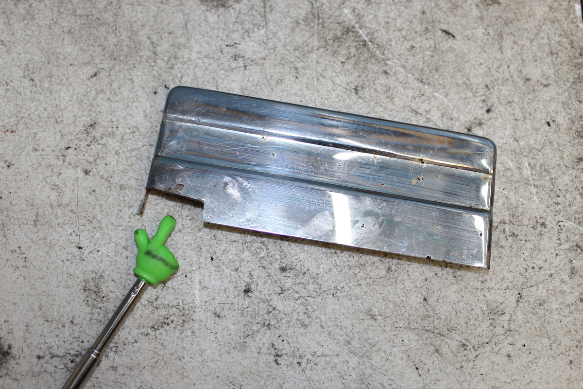 86-90 Harley Sportster Battery Box Holder Tray Mount Chrome