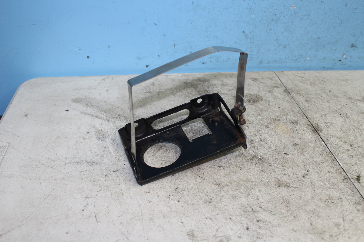 86-90 Harley Sportster Battery Box Holder Tray Mount Chrome