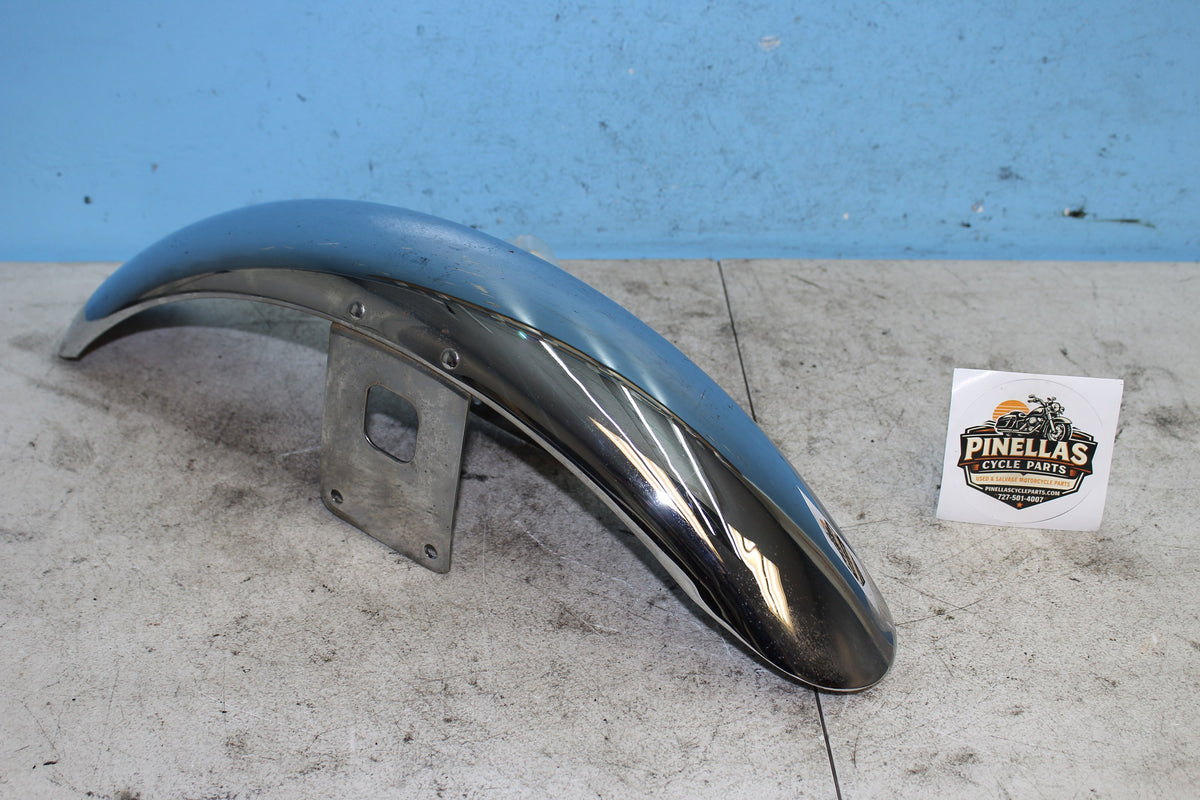86-90 Harley Sportster Front Fender Chrome Wheel Cover