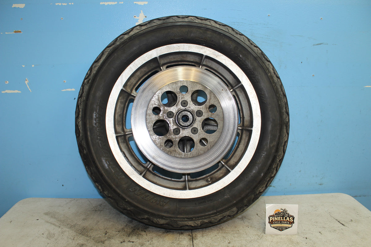 86-90 Harley Sportster Rear Wheel Rim 9 Spoke *STRAIGHT* DRY ROT