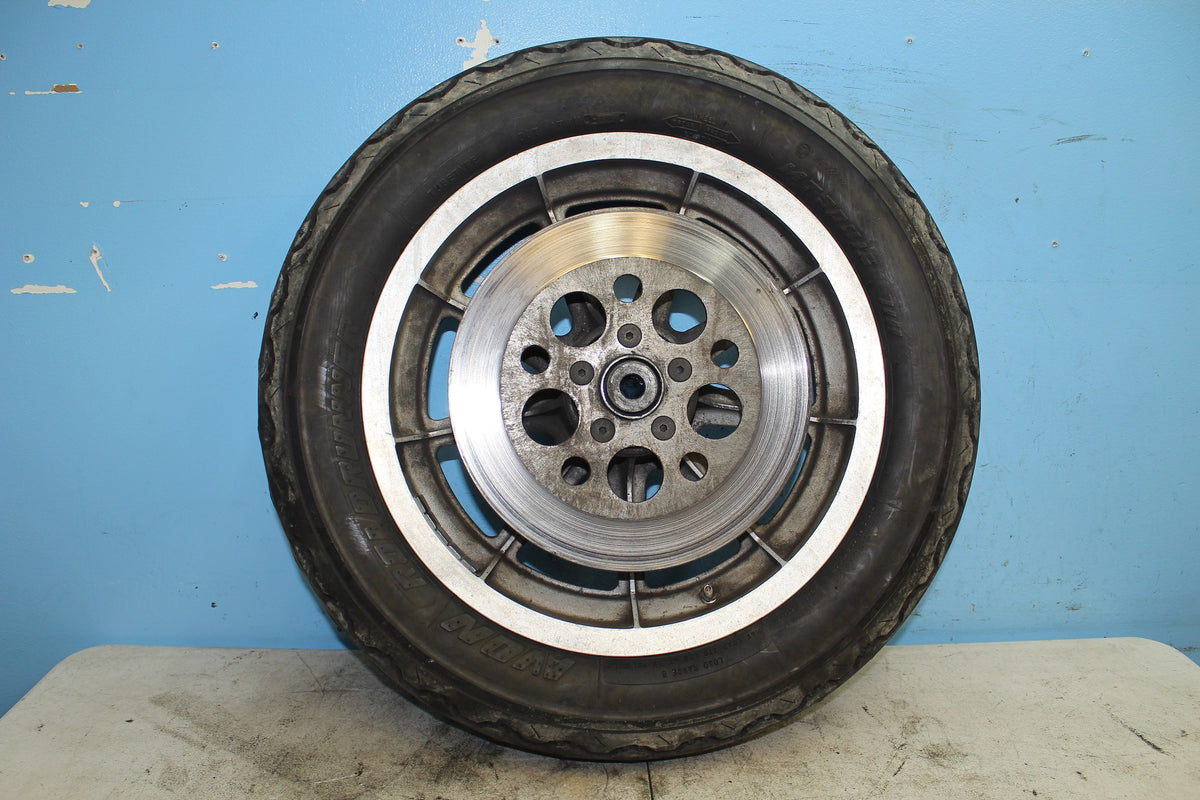 86-90 Harley Sportster Rear Wheel Rim 9 Spoke *STRAIGHT* DRY ROT