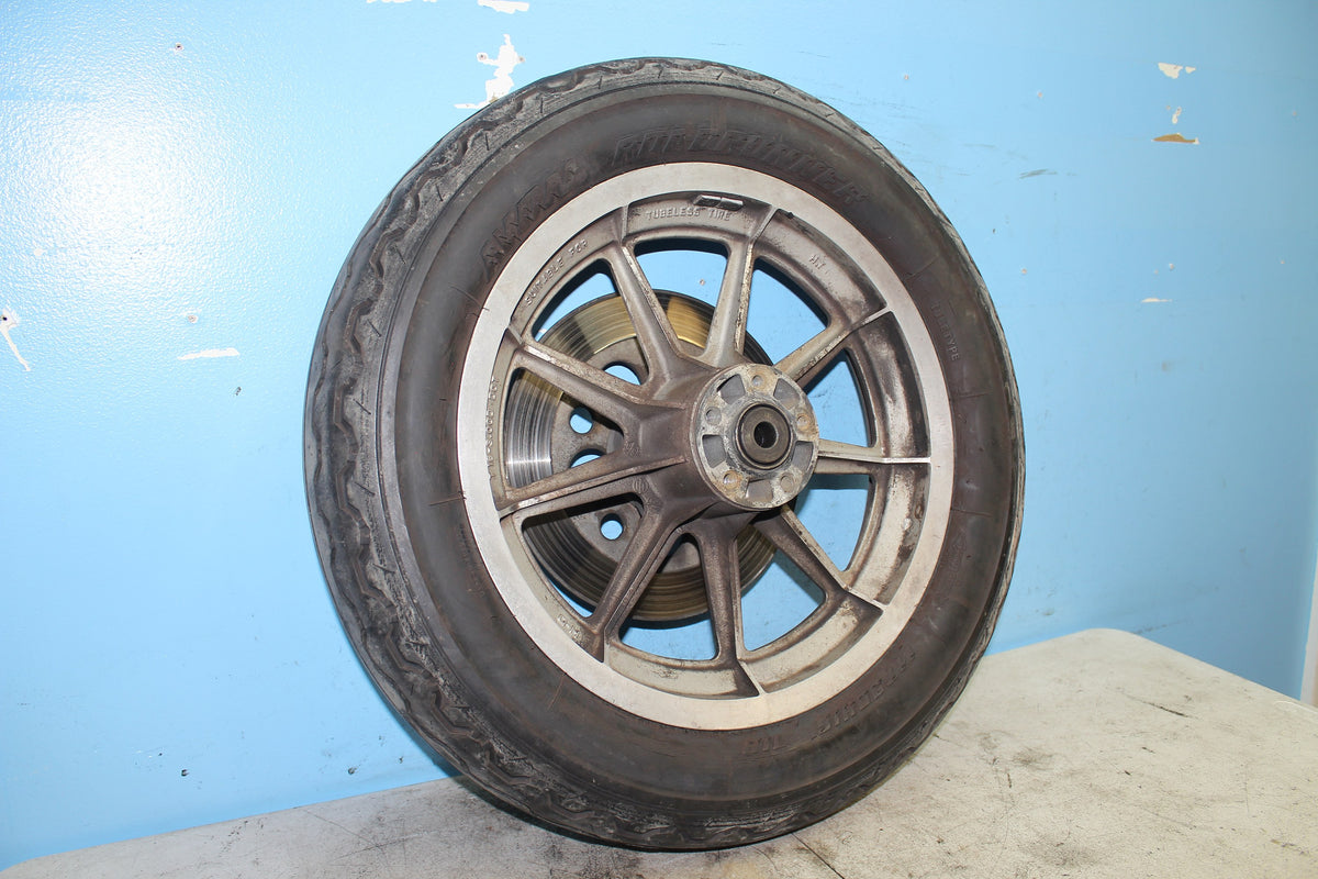 86-90 Harley Sportster Rear Wheel Rim 9 Spoke *STRAIGHT* DRY ROT