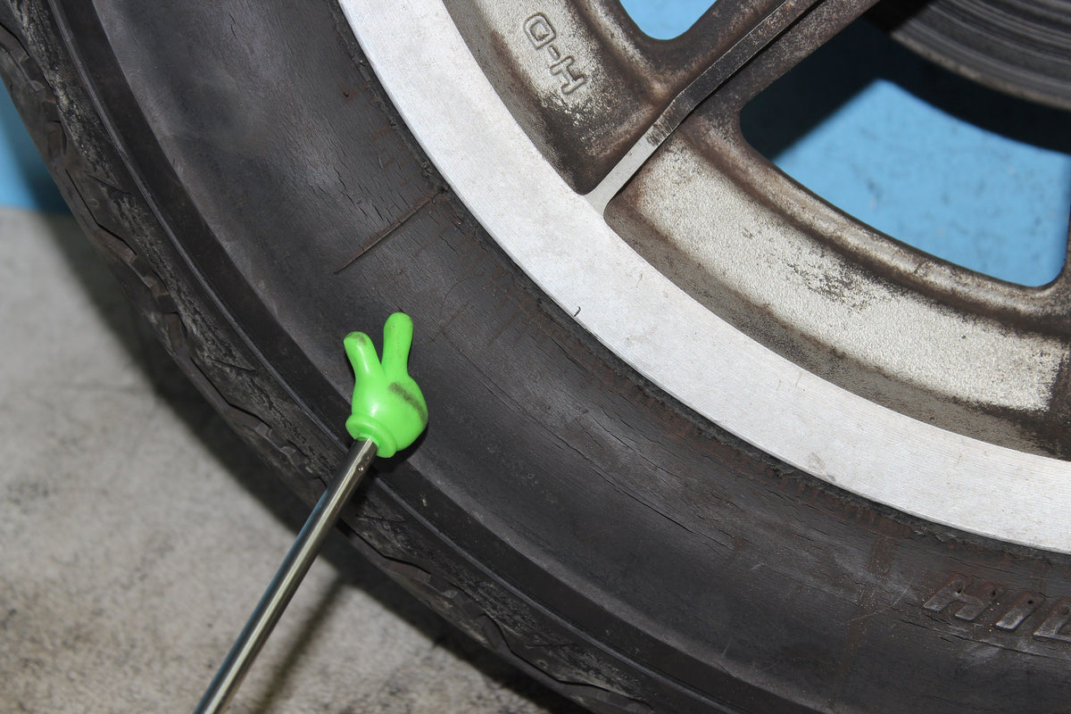 86-90 Harley Sportster Rear Wheel Rim 9 Spoke *STRAIGHT* DRY ROT