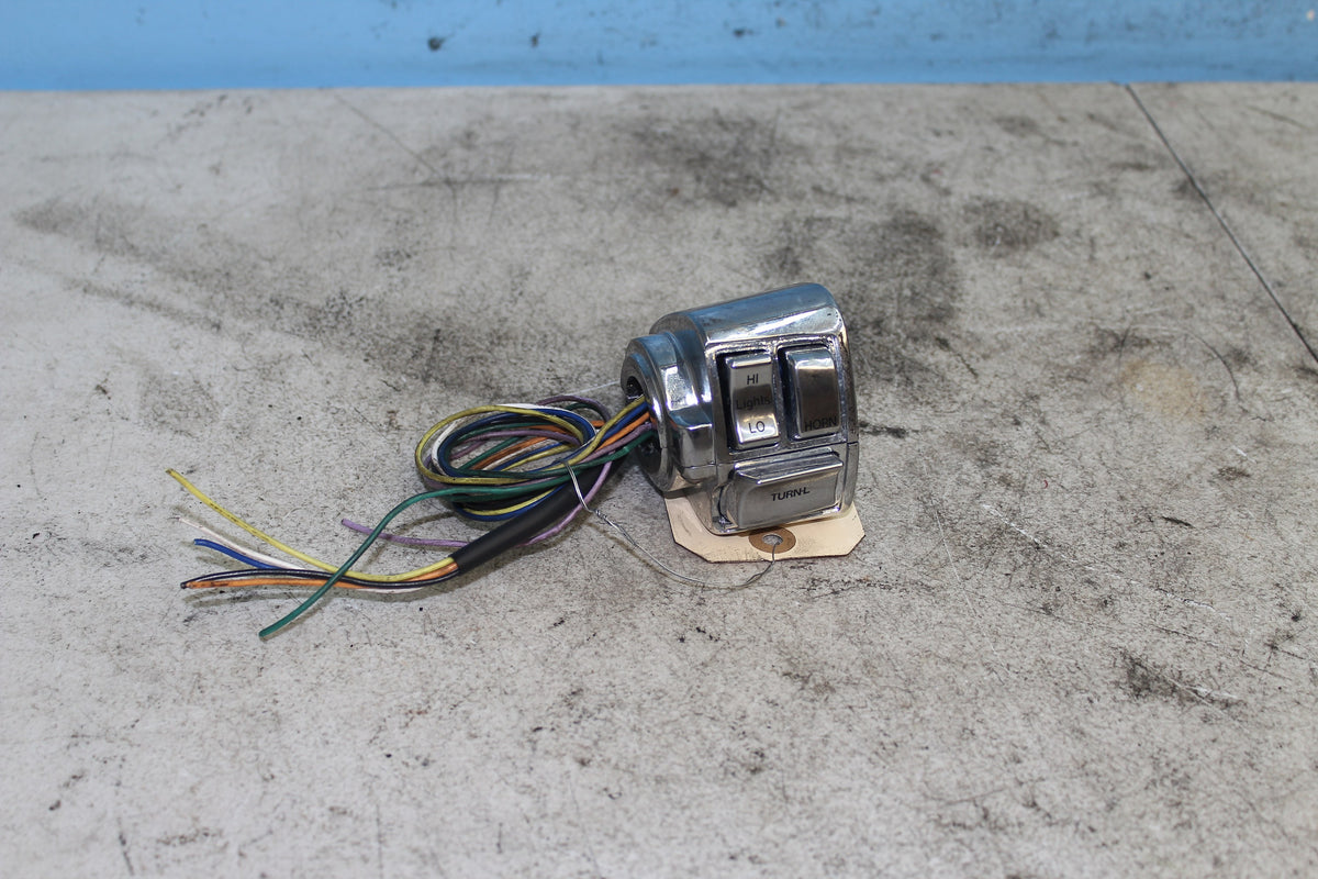 1986 Harley Sportster Left Hand Control Headlight Turn Signal Switch