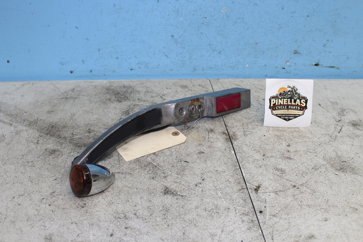86-89 Harley Sportster Rear Right Sturt Cover Fender Support Turn Signal