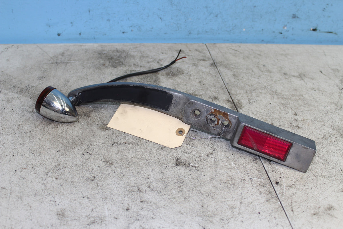 86-89 Harley Sportster Rear Right Sturt Cover Fender Support Turn Signal