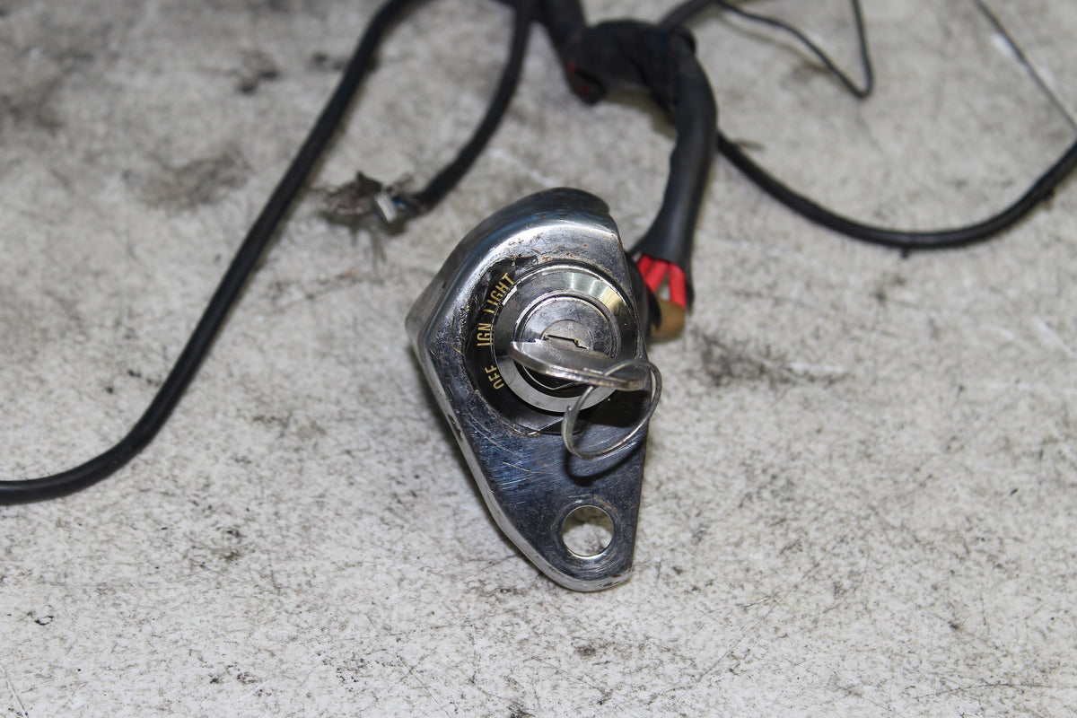 86-90 Harley Sportster Main Wire Harness Headlight Ignition KEY NO HAND CONTROL