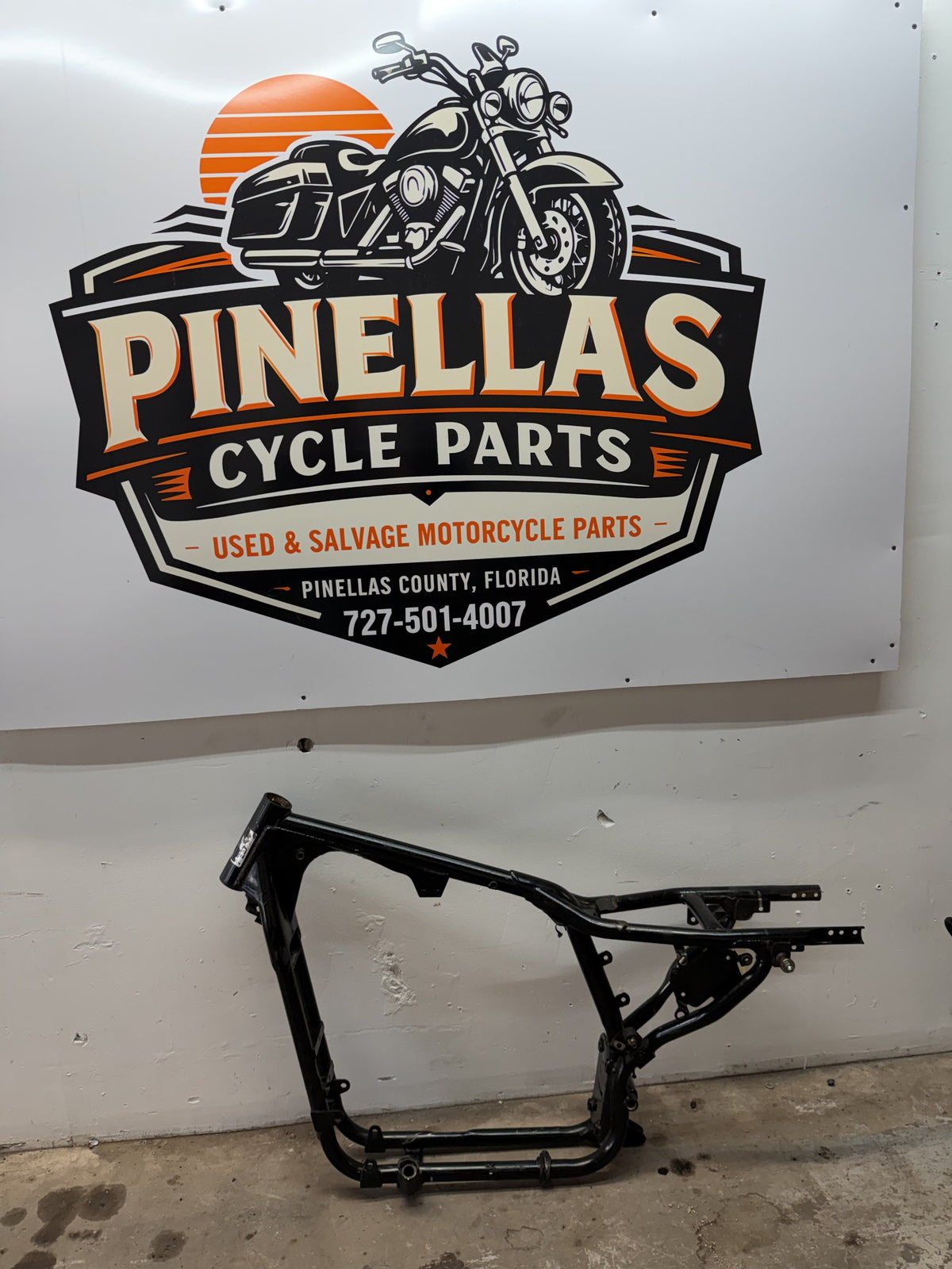 86-87 Harley Sportster Frame *CLN*