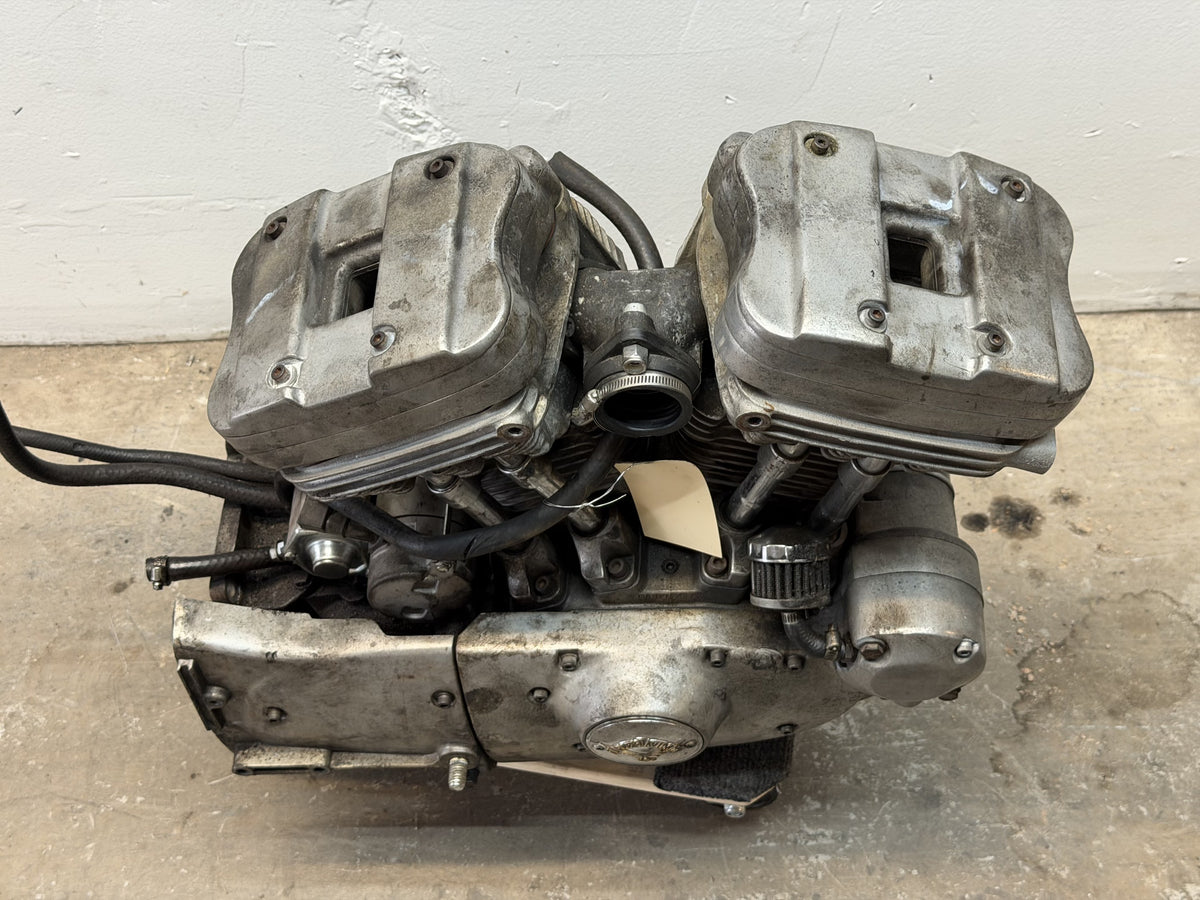 86-90 Harley Sportster Engine Motor Transmission 883 4 Speed 25k Miles *RUNS*