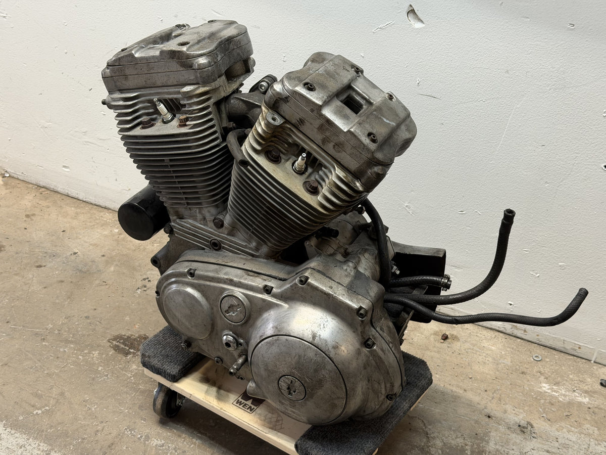 86-90 Harley Sportster Engine Motor Transmission 883 4 Speed 25k Miles *RUNS*