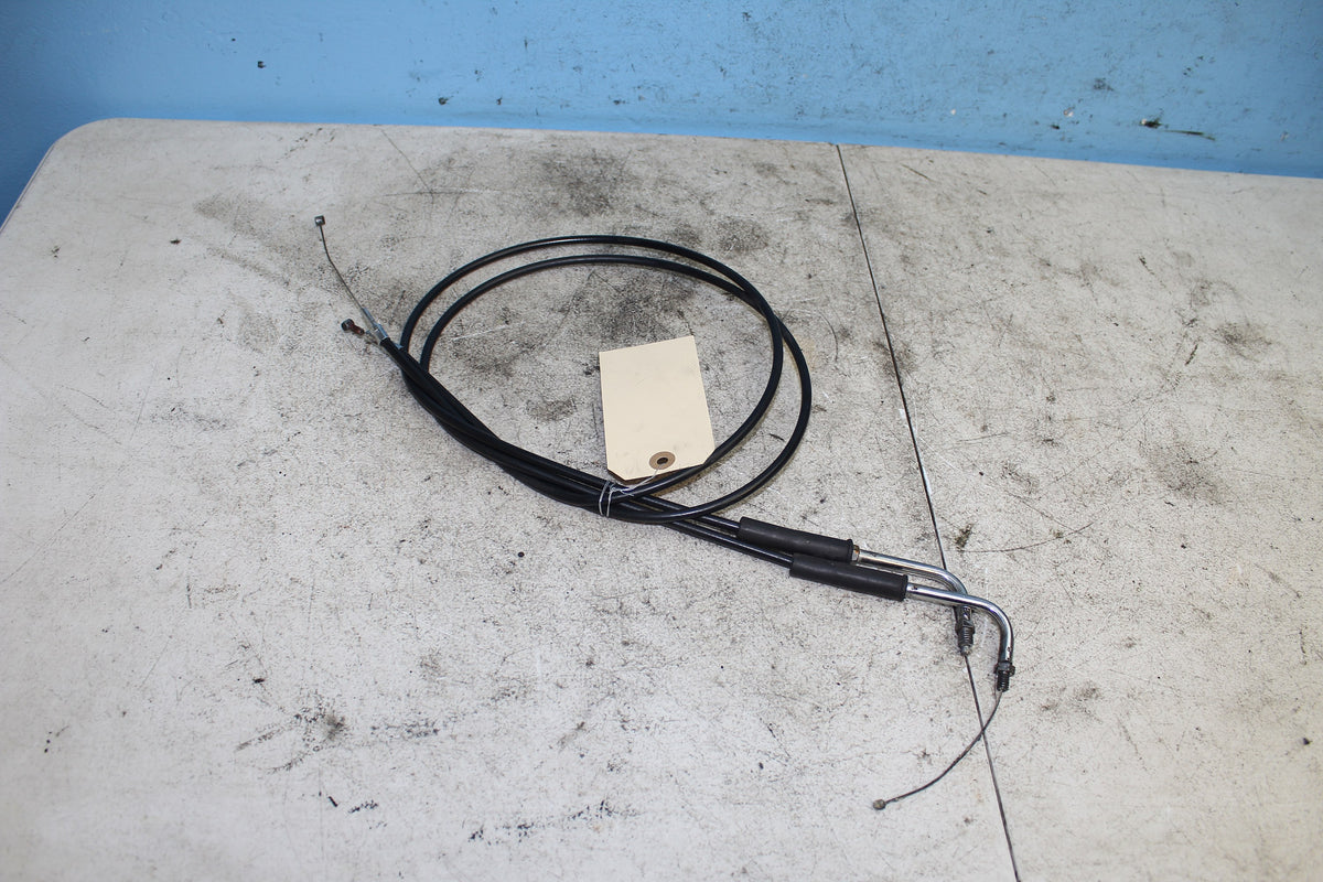 88-03 Sportster XLH 1200 883 Throttle Cables Extended for 14" Ape Hanger Bar