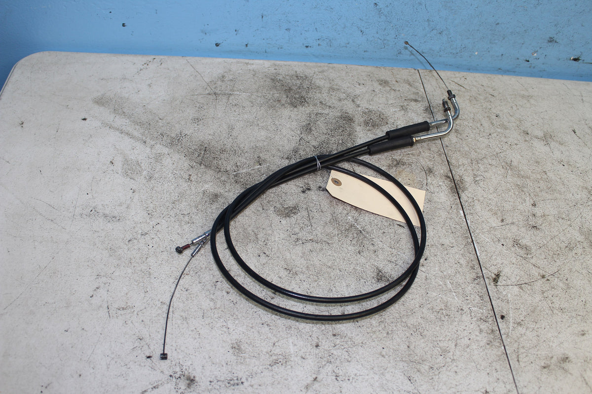 88-03 Sportster XLH 1200 883 Throttle Cables Extended for 14" Ape Hanger Bar