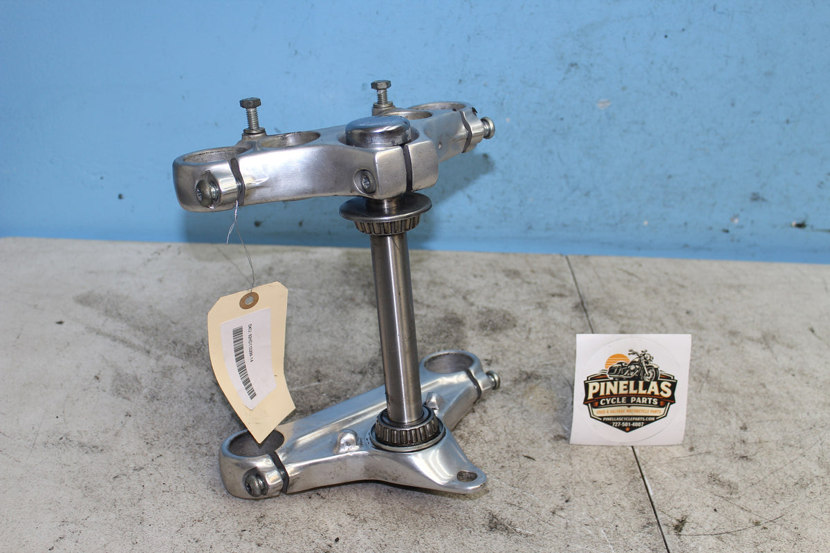 88-03 Sportster XLH 1200 883 Triple Tree Upper Lower Steering Stem 39mm Chrome