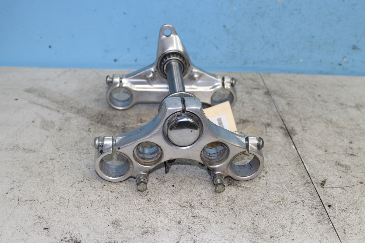 88-03 Sportster XLH 1200 883 Triple Tree Upper Lower Steering Stem 39mm Chrome