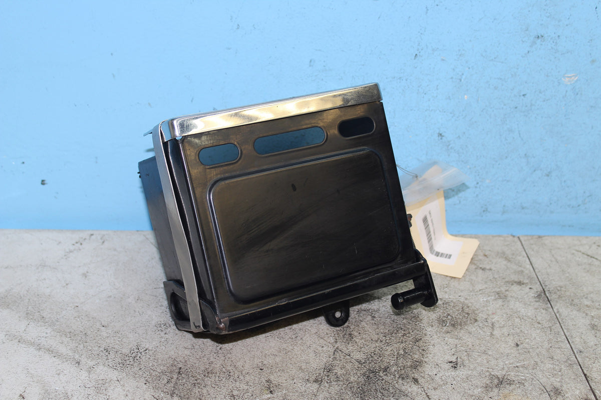 86-93 Harley Sportster XLH 1200 883 Battery Holder Carrier Box Tray Chrome Lid