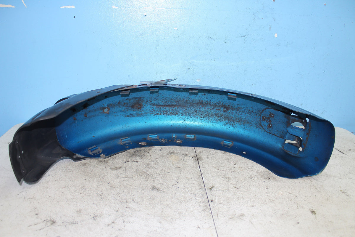 82-93 Harley Sportster XLH 1200 883 Rear Fender *DMG* Black Wheel Cover