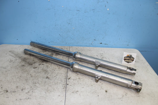 88-93 Harley Sportster XLH 1200 883 Forks Left Right 39mm Tube Leg Chrome