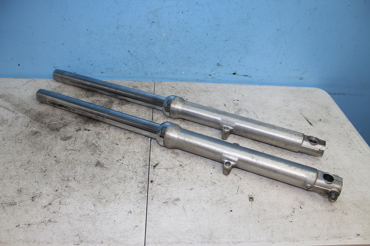 88-93 Harley Sportster XLH 1200 883 Forks Left Right 39mm Tube Leg Chrome