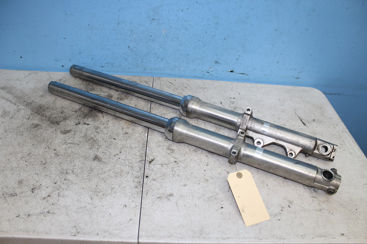 88-93 Harley Sportster XLH 1200 883 Forks Left Right 39mm Tube Leg Chrome