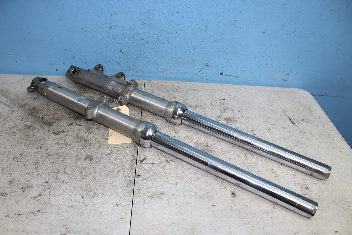 88-93 Harley Sportster XLH 1200 883 Forks Left Right 39mm Tube Leg Chrome