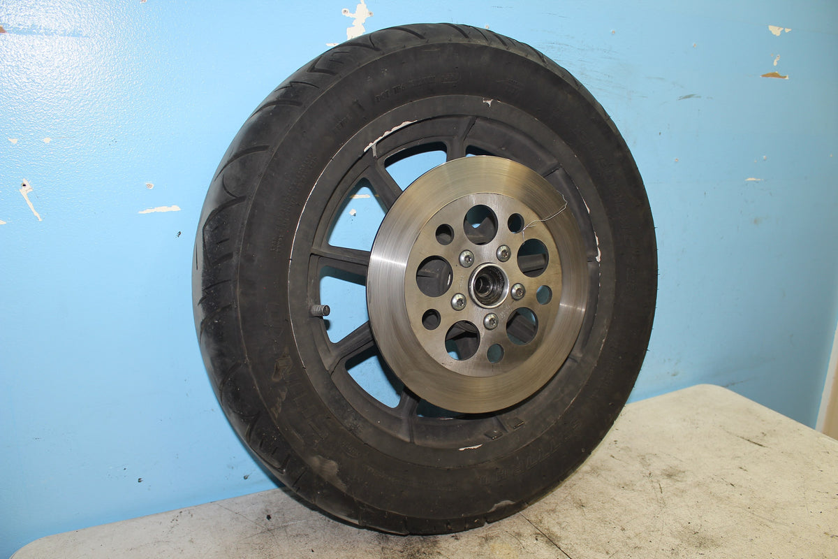86-95 Harley Sportster XLH 1200 883 Rear Wheel Cast 9 Spoke Black Mag Rim 3/4"