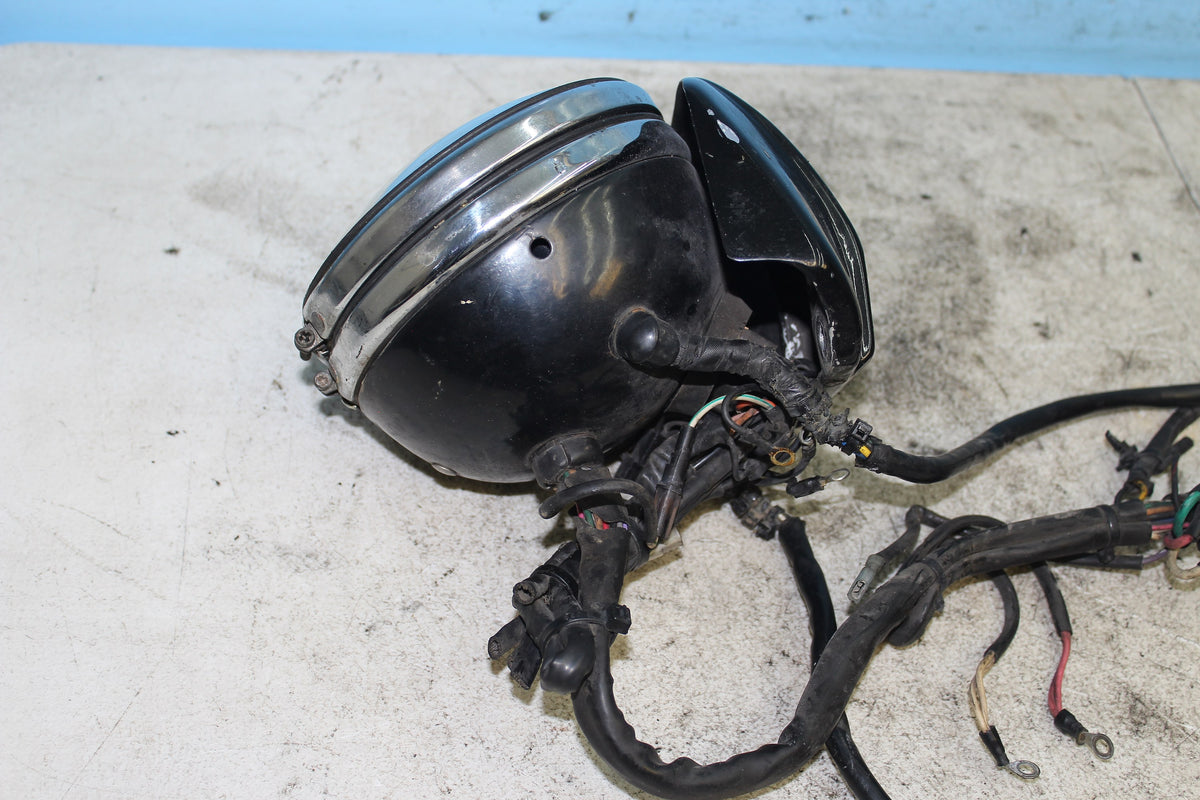 92-93 Sportster XLH1200 883 Wire Harness Loom Hand Control Ignition Light NO KEY