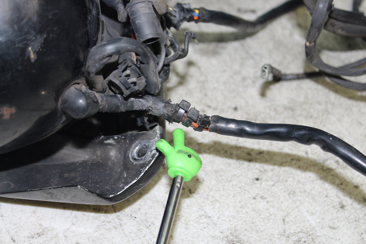 92-93 Sportster XLH1200 883 Wire Harness Loom Hand Control Ignition Light NO KEY