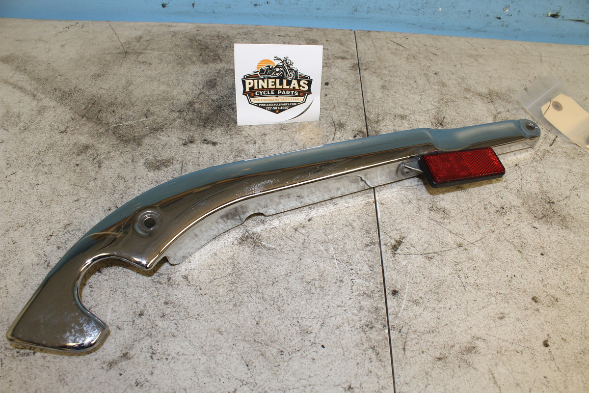 97-04 Suzuki Marauder VZ800 Left Rear Frame Cover Fender Mount Strut Chrome