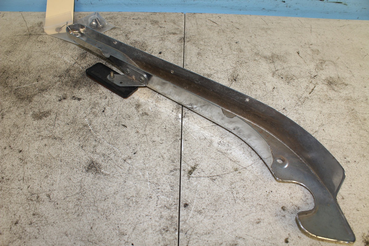 97-04 Suzuki Marauder VZ800 Left Rear Frame Cover Fender Mount Strut Chrome