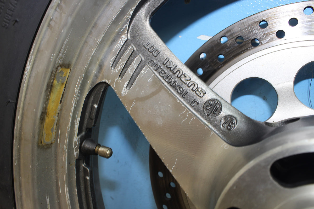 97-03 Suzuki Marauder VZ800 Front Wheel Rim Tire Spoke Rim 16x3.00 *STRAIGHT*