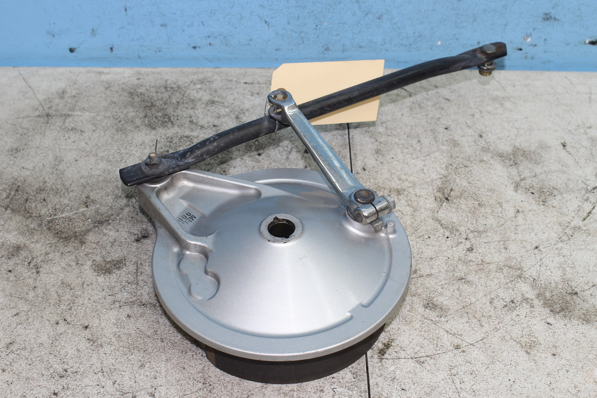 04-12 Honda Shadow Aero VT750C Rear Drum Brake Panel Shoes Assembly Hub Plate