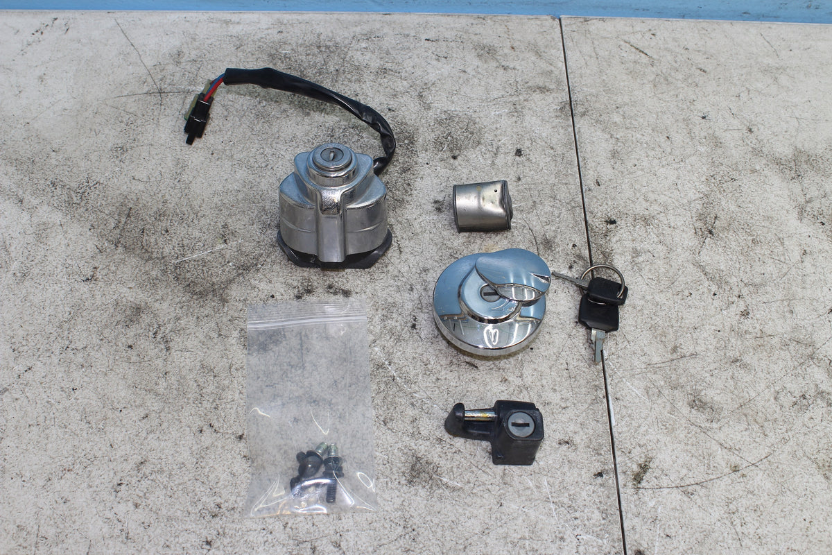 08-09 Honda Shadow Aero VT750C Ignition Switch Lock Set Key Gas Cap Seat Lock