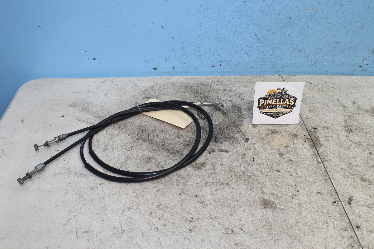 04-09 Honda Shadow Aero VT750C Throttle Cables Pull Push Wire Set
