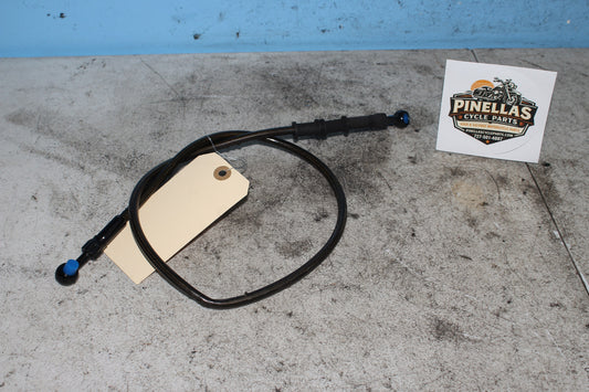 04-11 Honda Shadow Aero VT750C Front Brake Line Hose Braided Stainless Black
