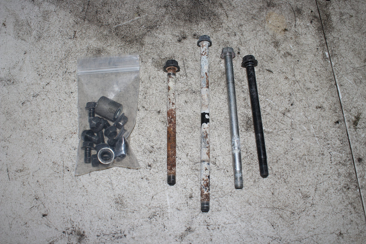 04-12 Honda Shadow Aero VT750C Engine Mount Brackets Hangers Bolt Kit Hardware