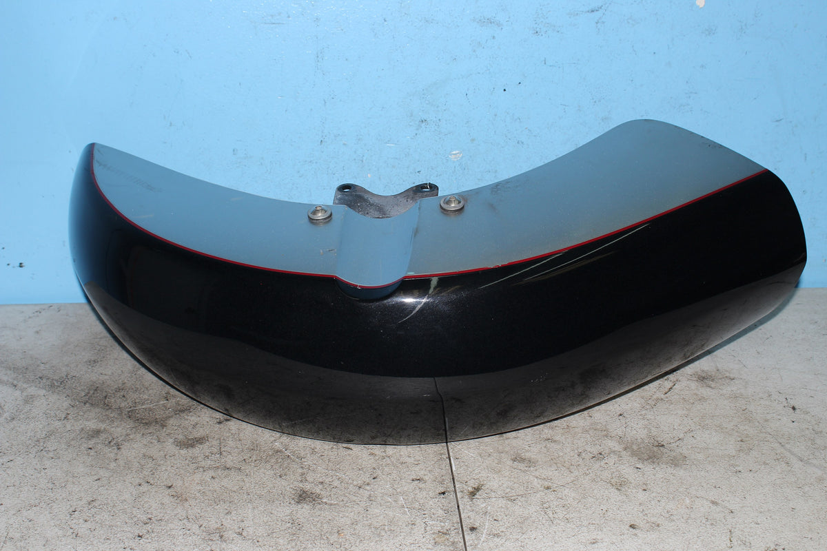 04-12 Honda Shadow Aero VT750C Front Fender Mud Guard Silver Black