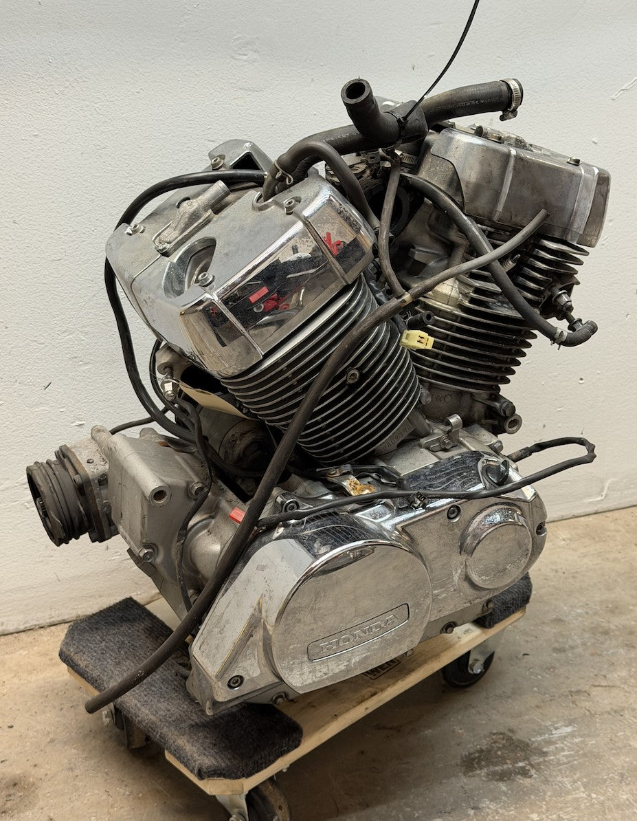 04-12 Honda Shadow Aero VT750 Engine Motor Transmission *RUNS BLOWN HEAD GASKET*