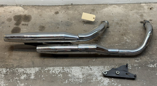 08-09 Honda Shadow Aero VT750C Exhaust Mufflers Pipes Header System