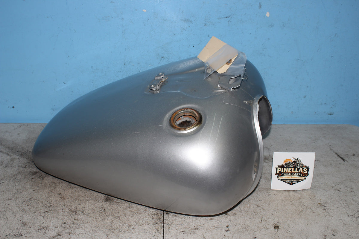 04-09 Honda Shadow Aero VT750 Gas Fuel Tank Petrol Silver Black SEE DESCRIPTION