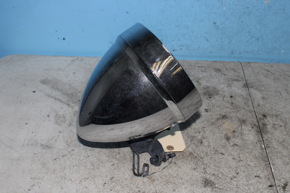 04-12 Honda Shadow Aero VT750C Headlight Bucket Housing Lens Head Lamp w/ Mount