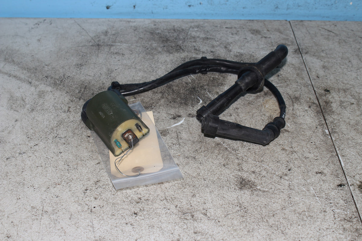04-12 Honda Shadow Aero VT750C Ignition Coil Rear Cylinder w/ Plug Wires