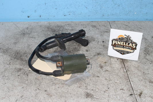 04-12 Honda Shadow Aero VT750C Ignition Coil Front Cylinder w/ Plug Wires
