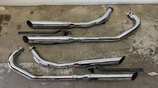 96-01 Yamaha Royal Star XVZ1300 Exhaust Headers Pipe Mufflers Full System Chrome