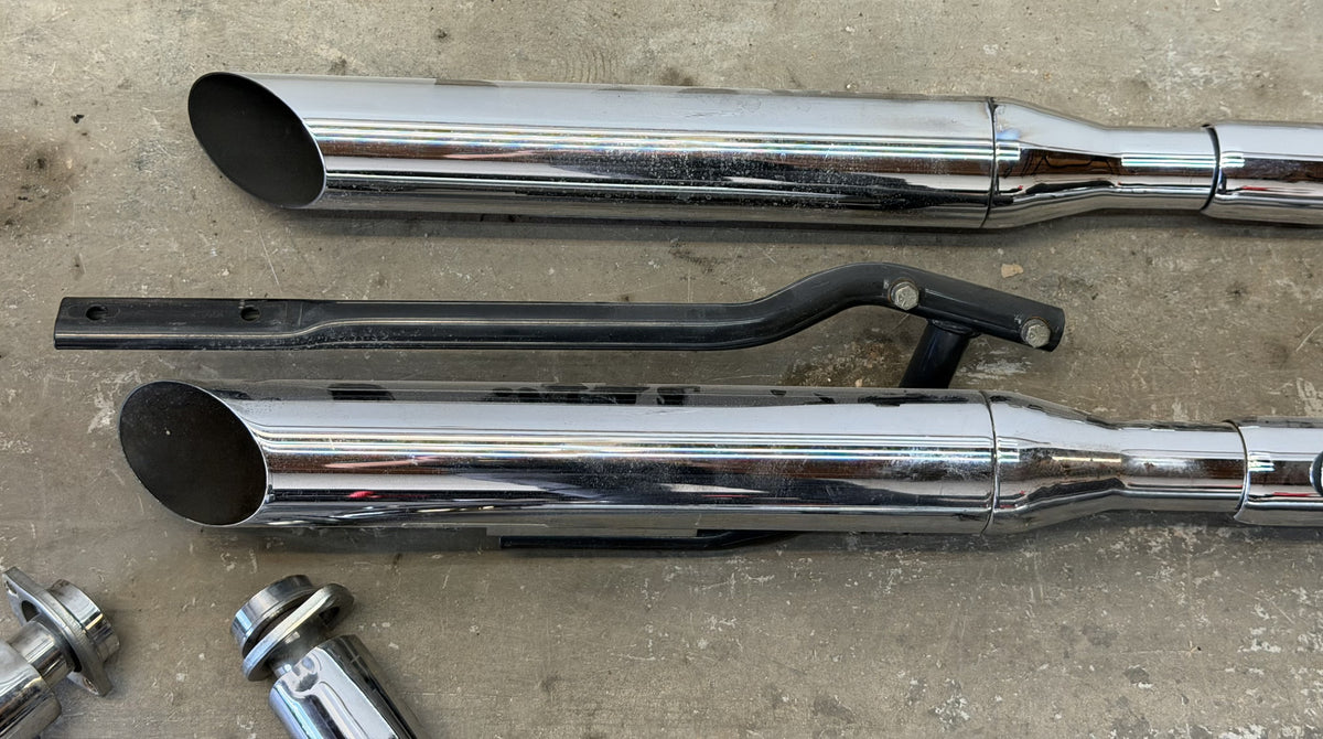 96-01 Yamaha Royal Star XVZ1300 Exhaust Headers Pipe Mufflers Full System Chrome