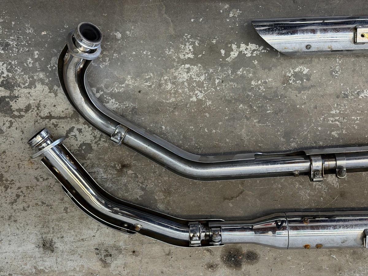 96-01 Yamaha Royal Star XVZ1300 Exhaust Headers Pipe Mufflers Full System Chrome