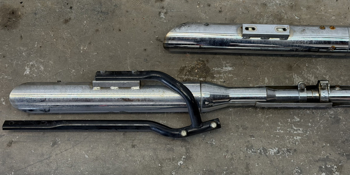 96-01 Yamaha Royal Star XVZ1300 Exhaust Headers Pipe Mufflers Full System Chrome