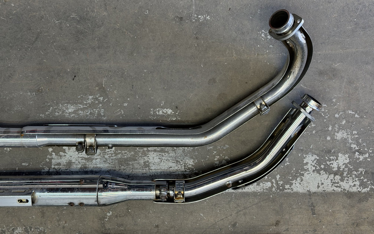 96-01 Yamaha Royal Star XVZ1300 Exhaust Headers Pipe Mufflers Full System Chrome