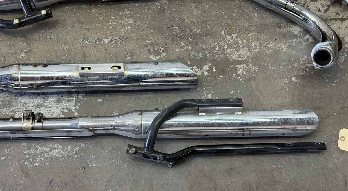 96-01 Yamaha Royal Star XVZ1300 Exhaust Headers Pipe Mufflers Full System Chrome