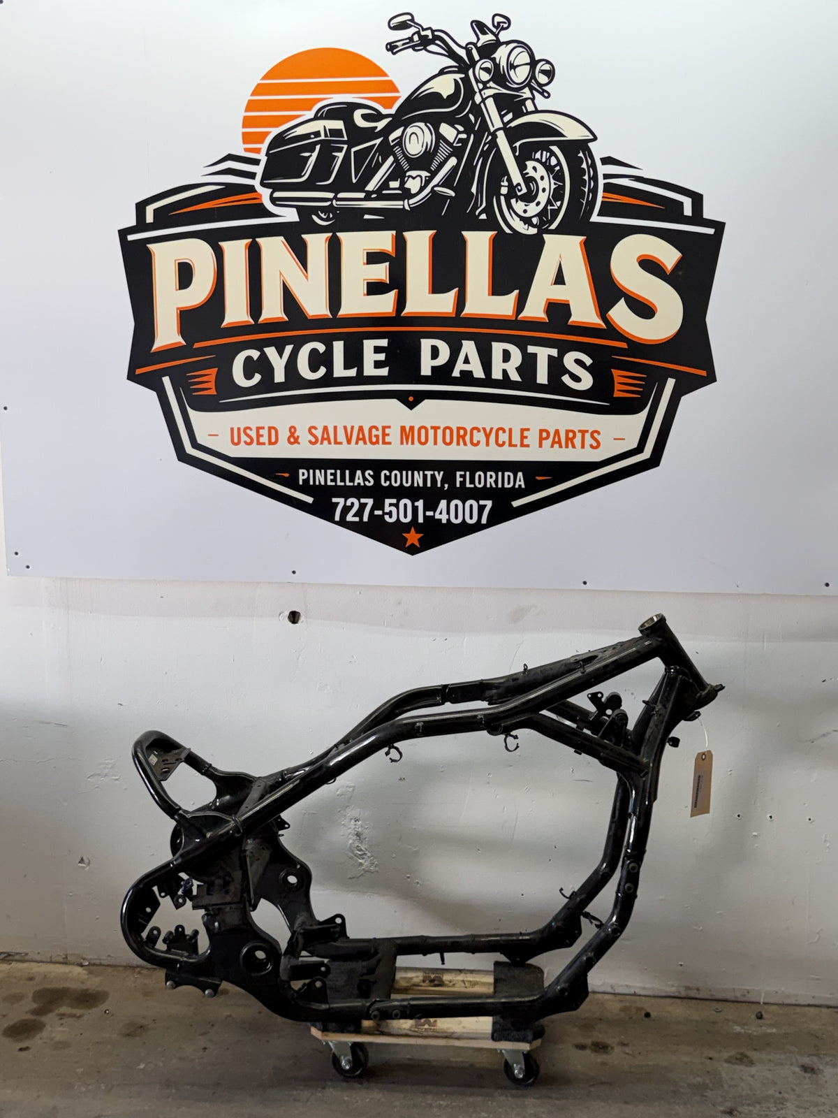 96-01 Yamaha Royal Star XVZ1300 Frame Chassis Main Frame *CLN*
